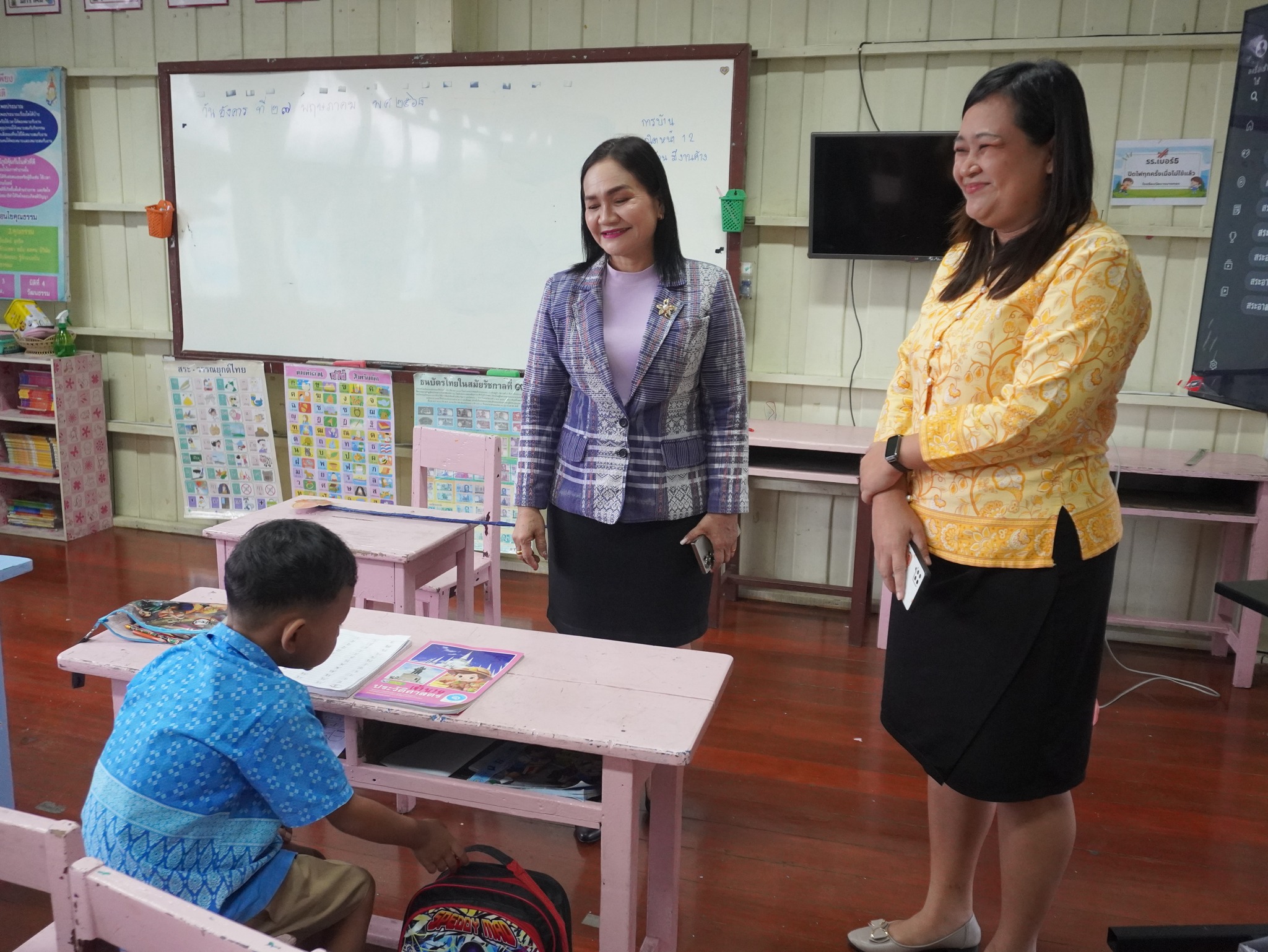 ลงพื้นที่นิเทศ ติดตามการเปิดภาคเรียนที่ 1 (3)
