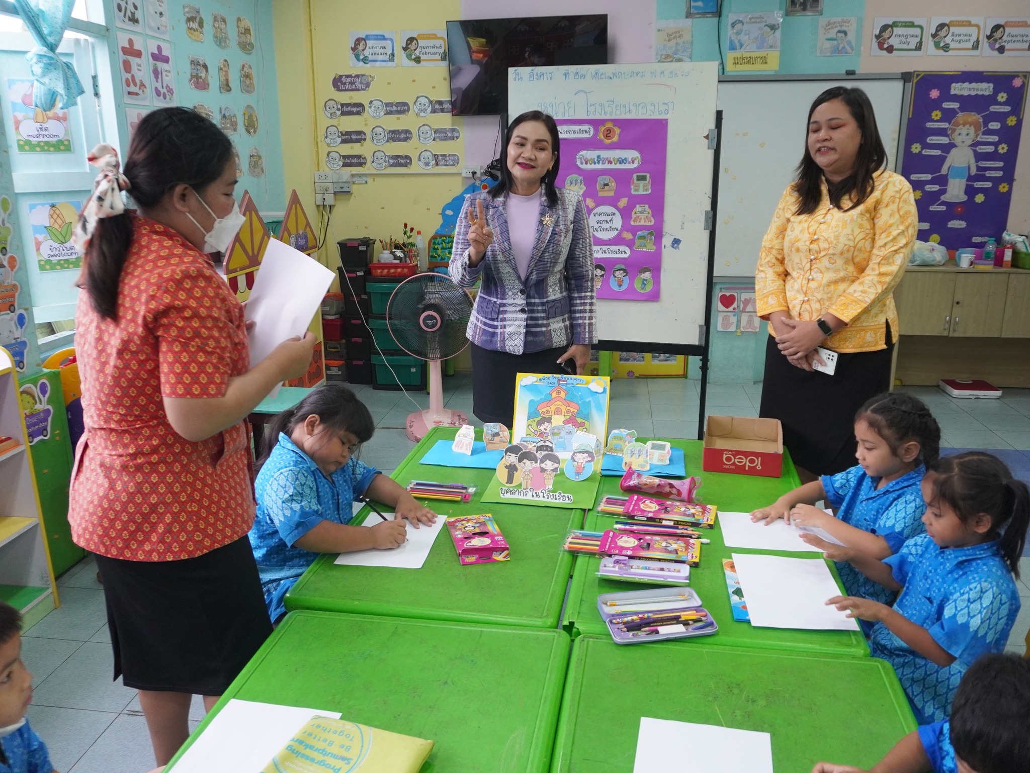 ลงพื้นที่นิเทศ ติดตามการเปิดภาคเรียนที่ 1 (6)