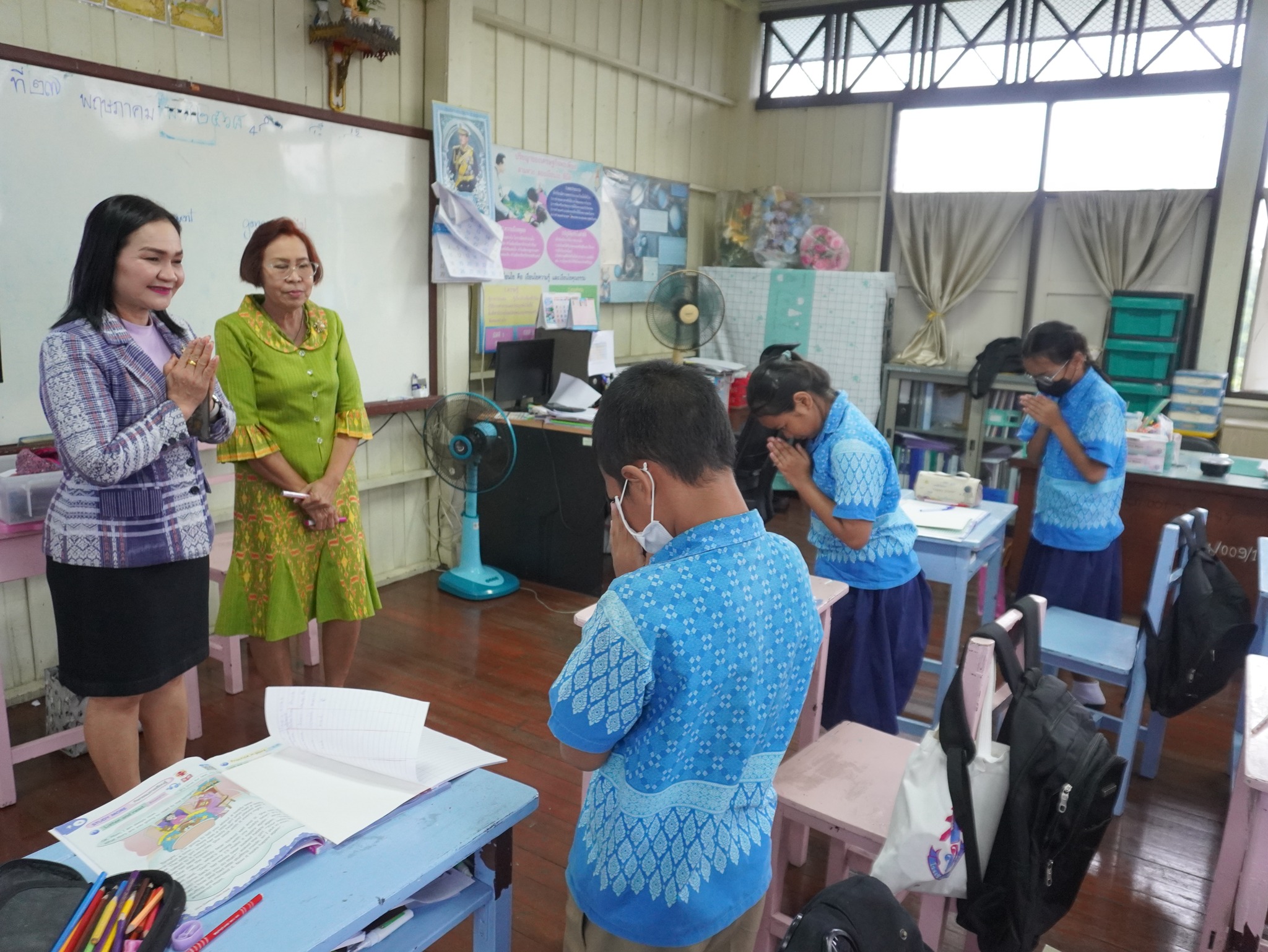 ลงพื้นที่นิเทศ ติดตามการเปิดภาคเรียนที่ 1 (8)