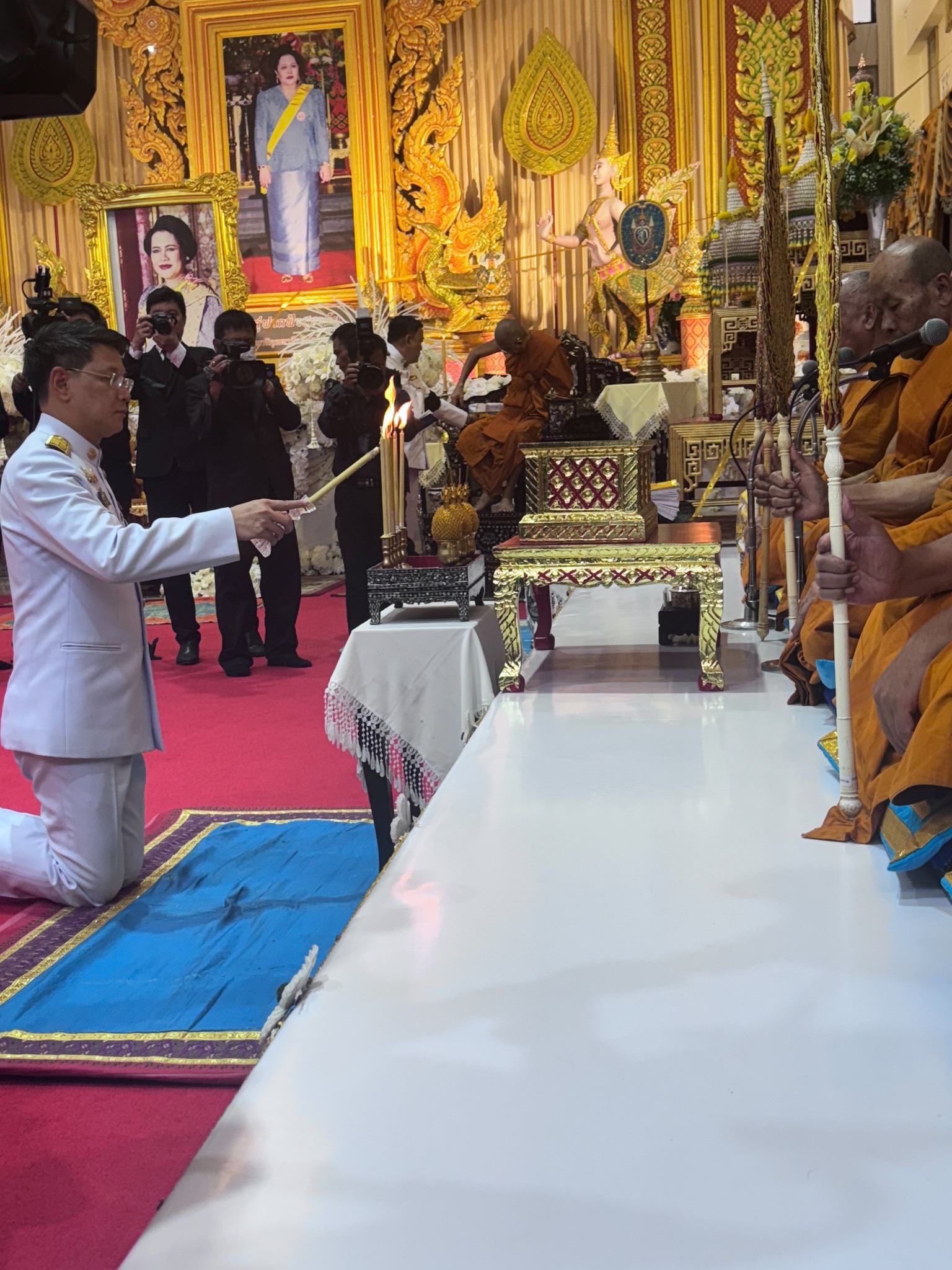 เข้าร่วมพิธีบำเพ็ญกุศลทักษิณานุประทานครบสัตตมวาร (7 วัน) (12)