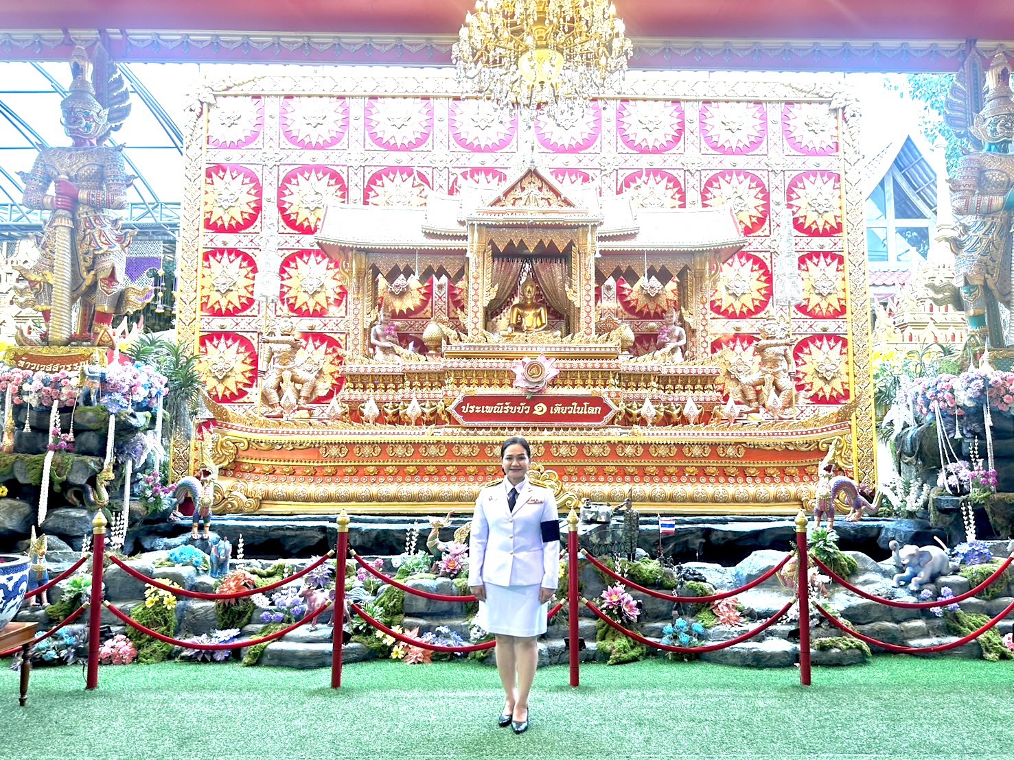 เข้าร่วมพิธีบำเพ็ญกุศลทักษิณานุประทานครบสัตตมวาร (7 วัน) (13)