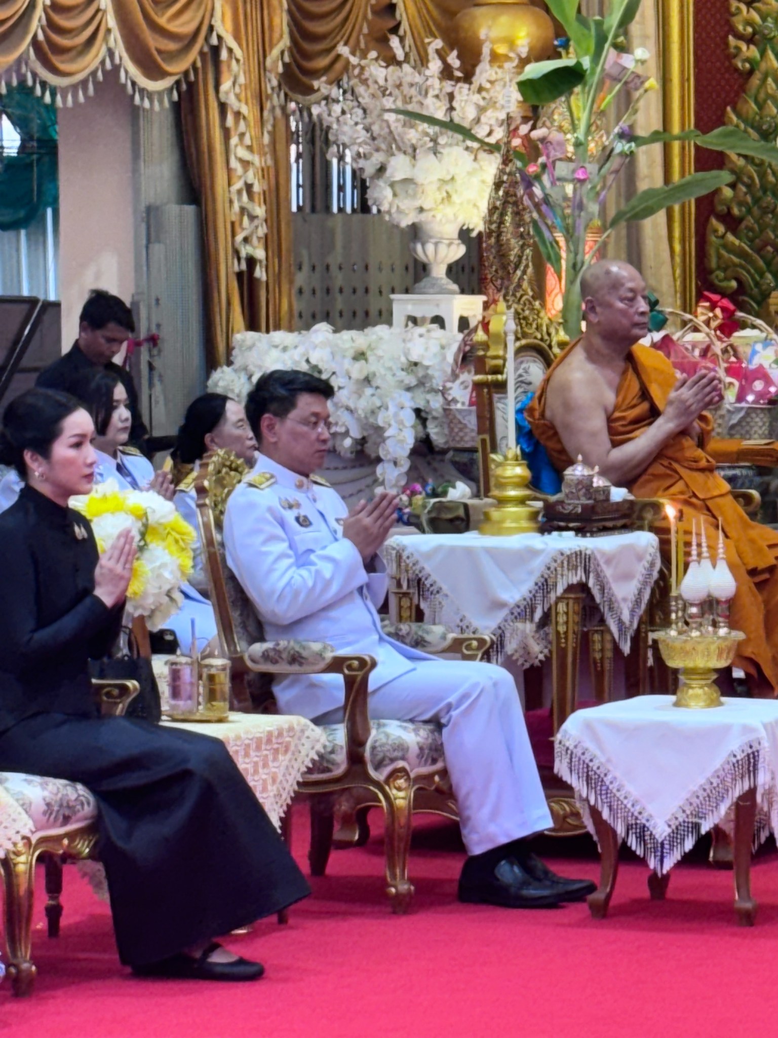 เข้าร่วมพิธีบำเพ็ญกุศลทักษิณานุประทานครบสัตตมวาร (7 วัน) (14)