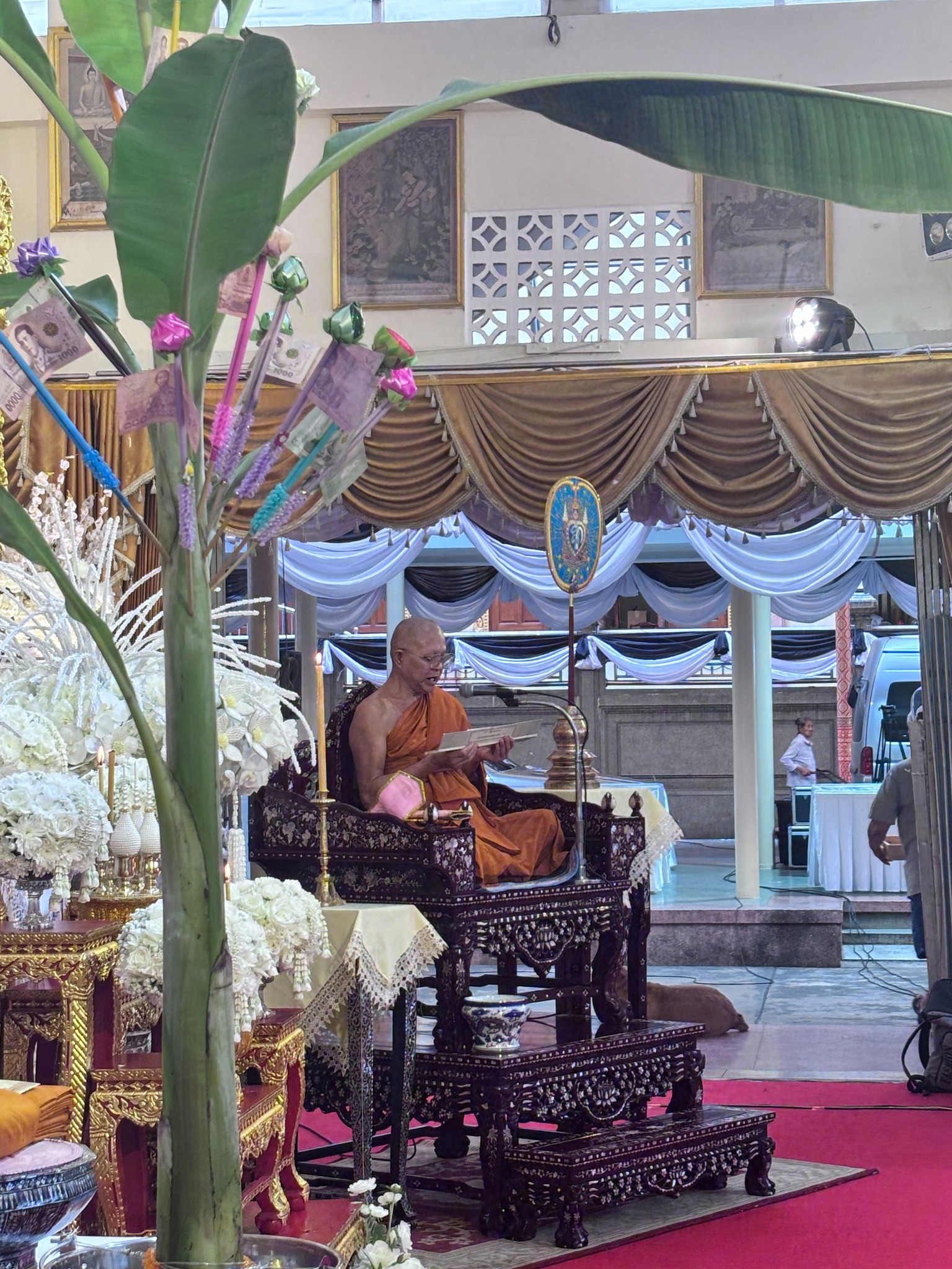 เข้าร่วมพิธีบำเพ็ญกุศลทักษิณานุประทานครบสัตตมวาร (7 วัน) (17)