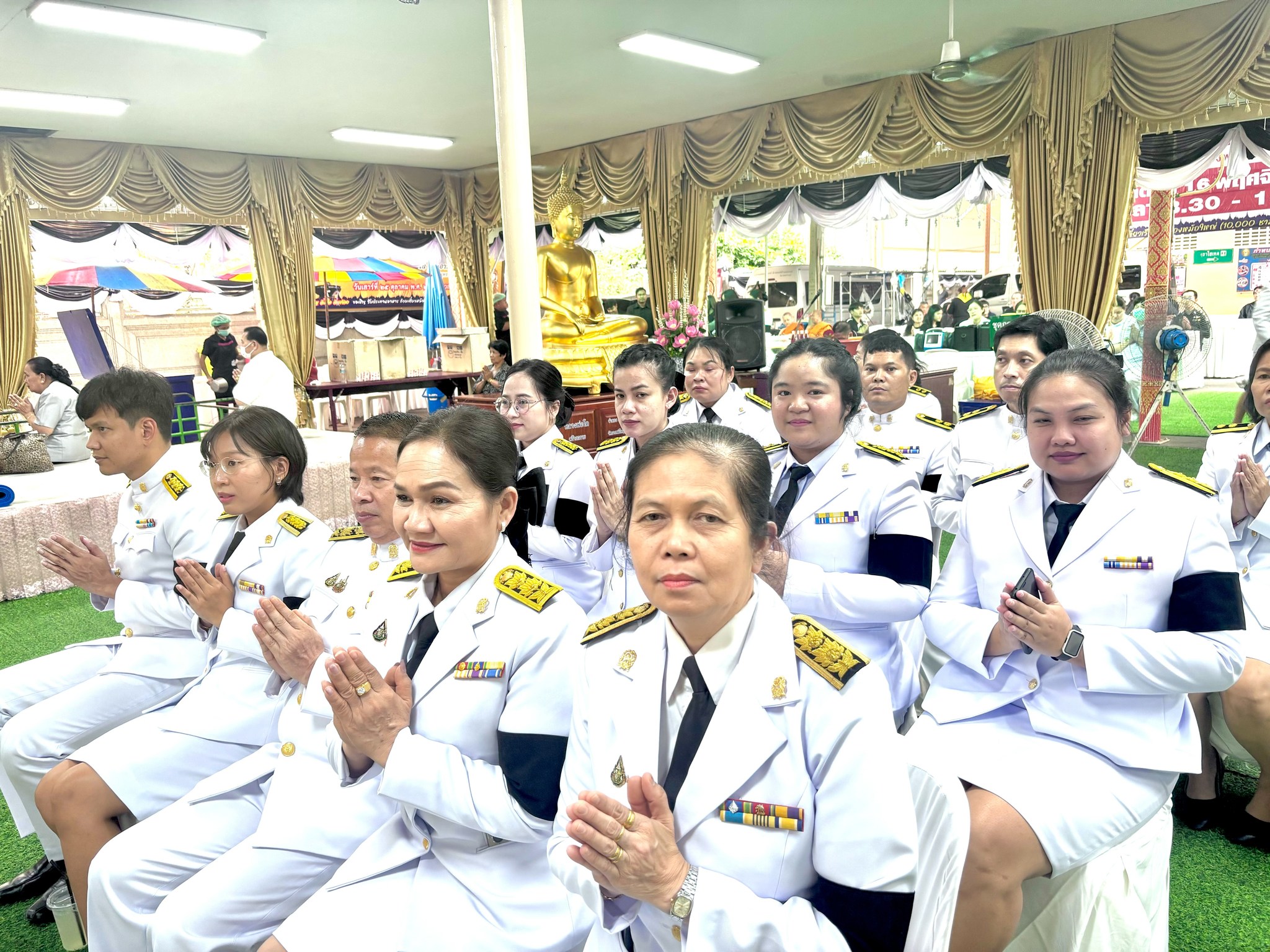 เข้าร่วมพิธีบำเพ็ญกุศลทักษิณานุประทานครบสัตตมวาร (7 วัน) (5)