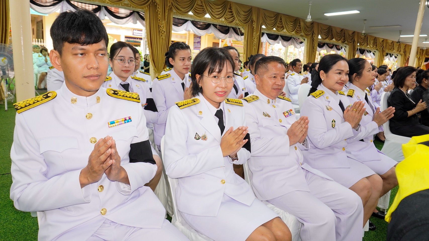 เข้าร่วมพิธีบำเพ็ญกุศลทักษิณานุประทานครบสัตตมวาร (7 วัน) (6)