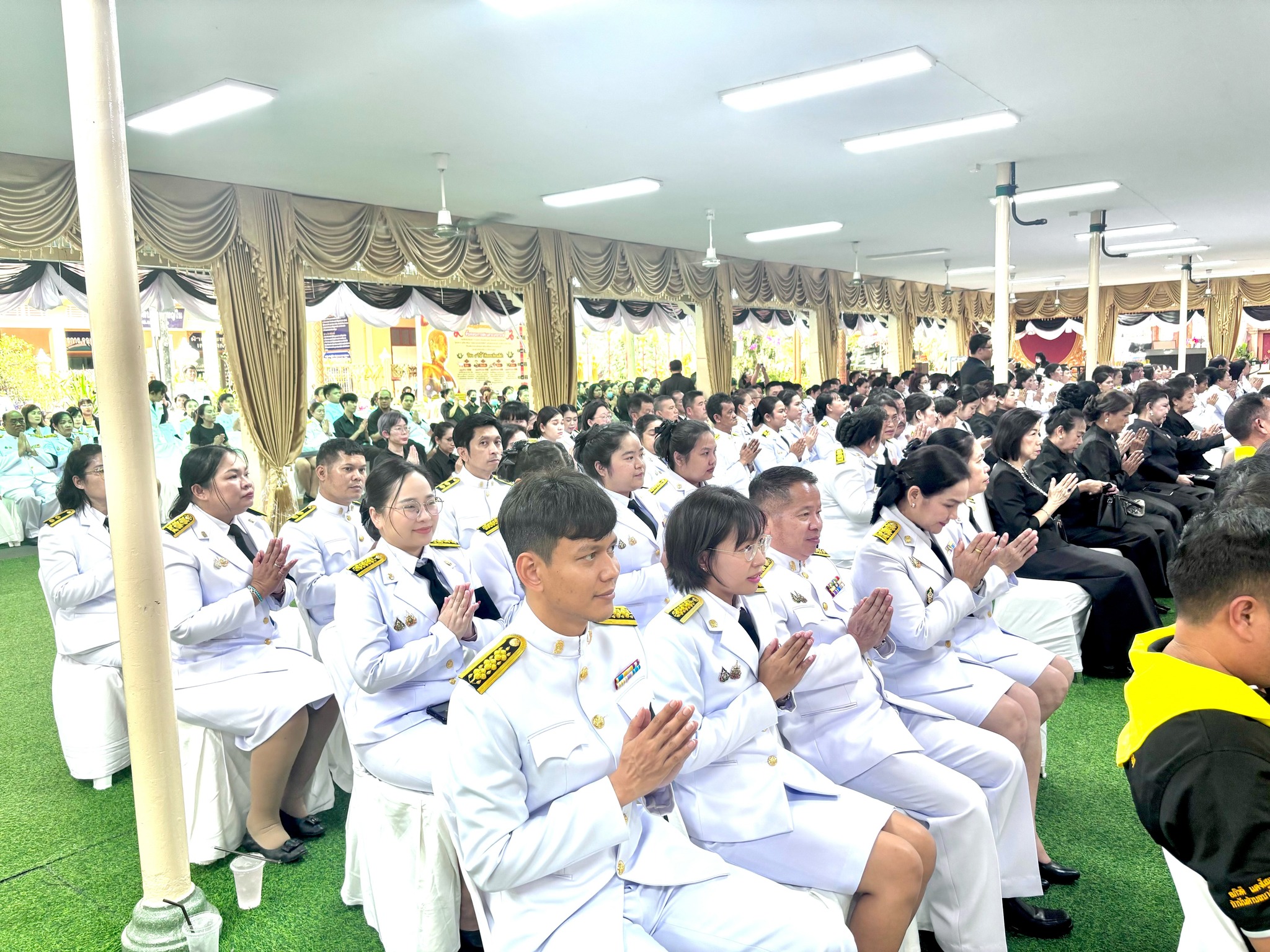 เข้าร่วมพิธีบำเพ็ญกุศลทักษิณานุประทานครบสัตตมวาร (7 วัน) (7)